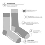 White Cat Mismatched Socks M