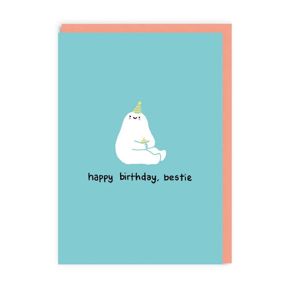 Bestie Happy Birthday Greeting Card