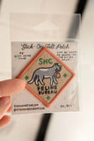 SHC Feline Bureau Felt Sticker Patch