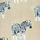 Zebra Print Mismatched Socks