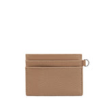 Alex Card Holder - Latte Pebbled