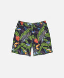 Tropical Birds Printed Shorts