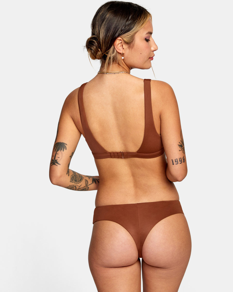 Strata Mid-Rise French Bikini Bottom