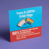 Trans & LGBTQ+ Pride Flag Combo Pin