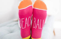 Beach Ball Crew Socks