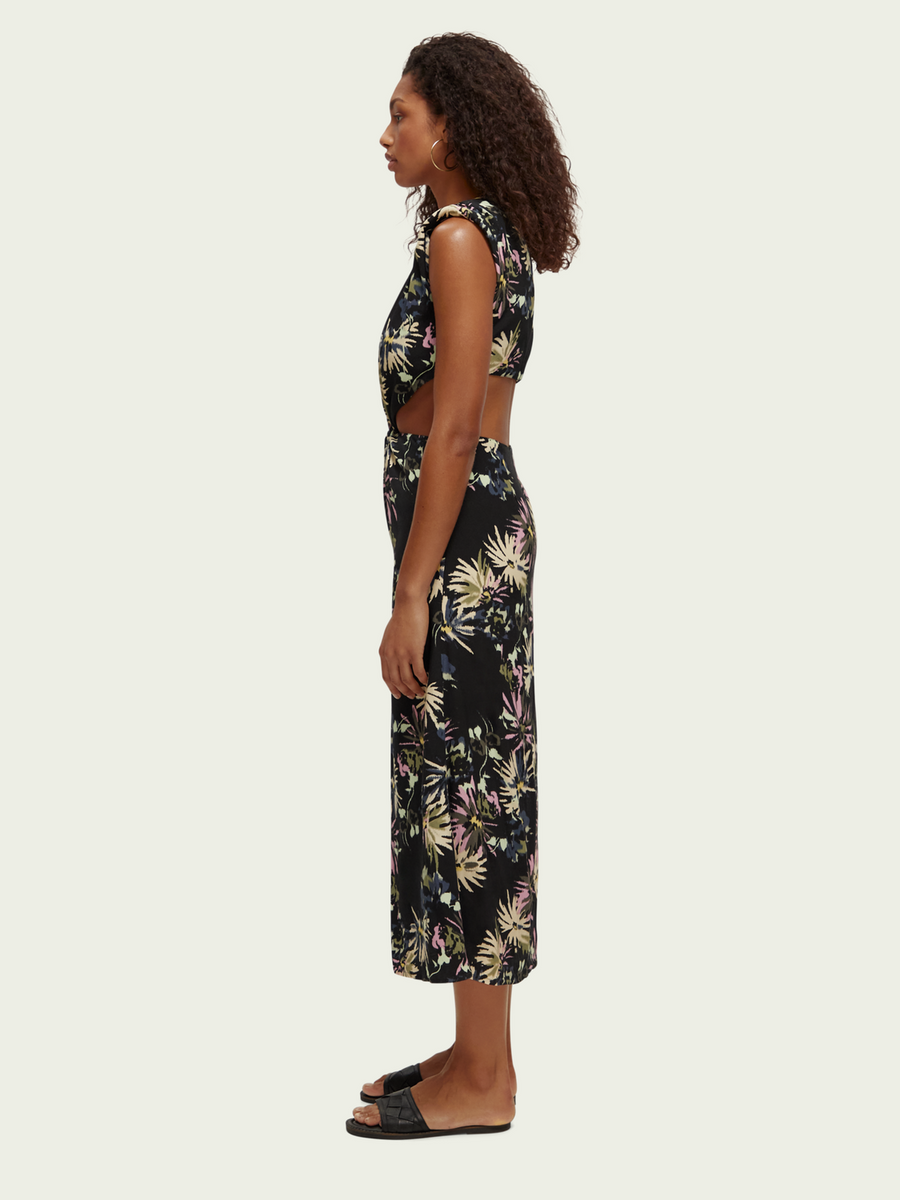 Cut Out Aster Black Maxi Dress – Purr Clothing Calgary