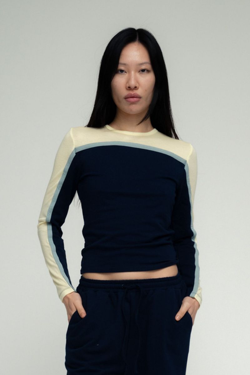 Raon Top - Butter, Mint & Navy