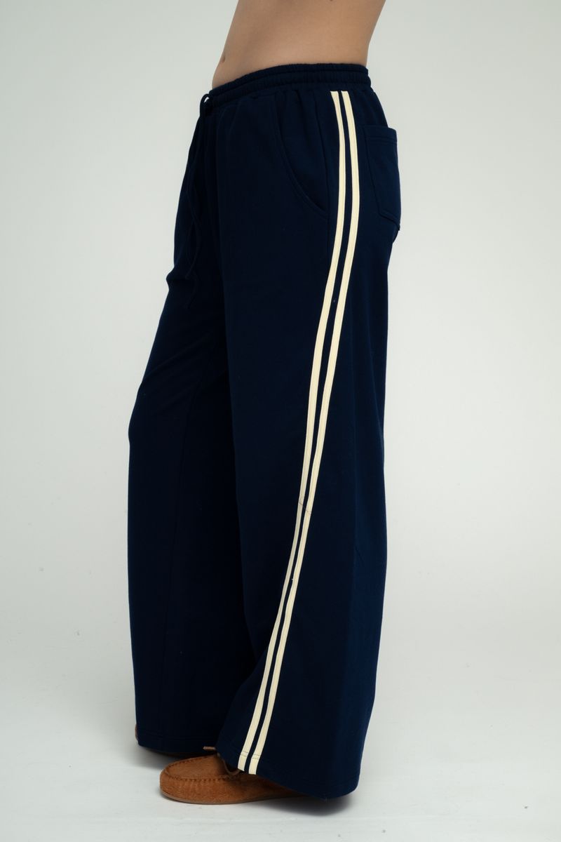 Raon Pants - Butter & Navy