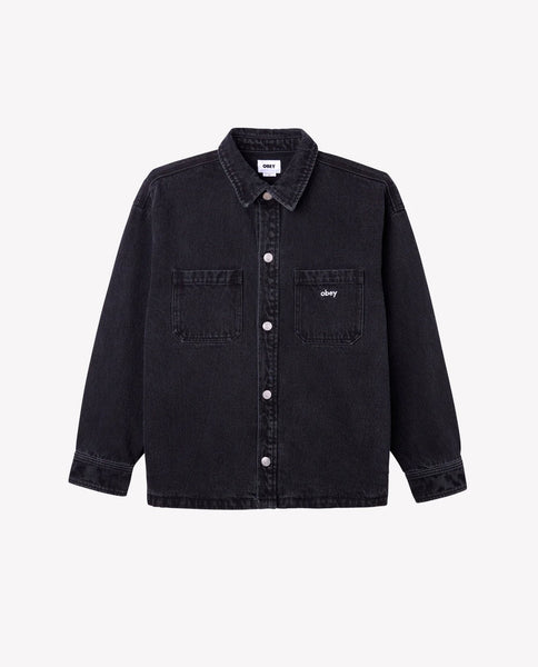 Winston Shirt Jacket - Faded Black