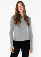 Bamboo Long Sleeve Crew Neck Top