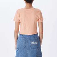 Eyes Dalmatian Cropped Emma Ribbed Tee