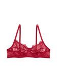 Iris Unlined Balconette Bra - Scarlet