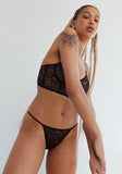 Muse High Leg Bikini - Black