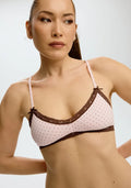 The Cotton Lace Trim Bralette