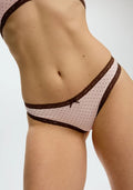 The Cotton Lace Trim Thong