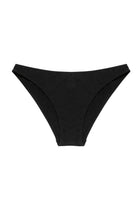 The Cotton Low Rise Bikini - Black