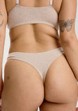 The Cotton High Leg Thong