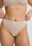The Cotton High Leg Thong