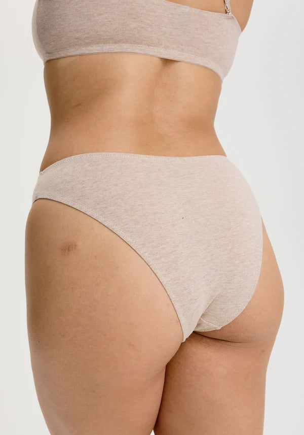 The Cotton High Leg Bikini