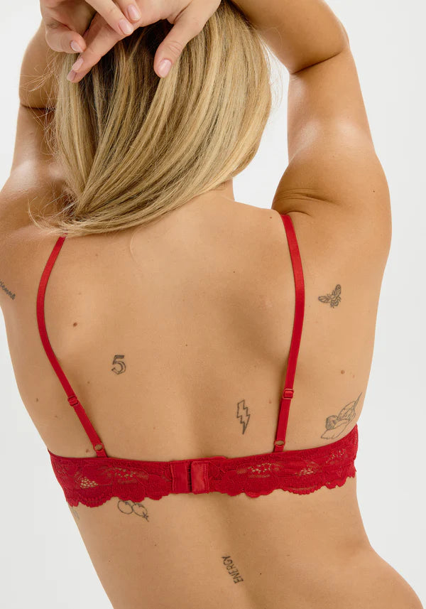 The Lace Unlined Bra