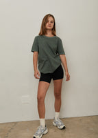 Standard Fit Binding Neck T Shirt