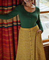 Manzana Pull-On Skirt - Pike Ditsy Print