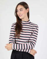 Sue Turtleneck - Navy Blue/Powder