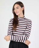 Sue Turtleneck - Navy Blue/Powder