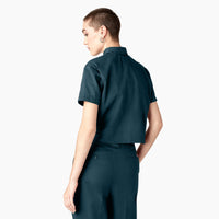 Short Sleeve Cropped Workshirt