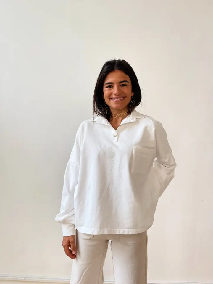 White Rugby Shirt