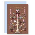 Wedding Candelabra Card