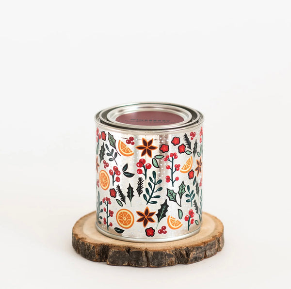 Wineberry Candle Paint Tin