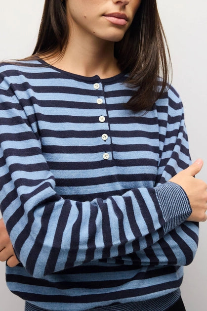 The Virginia Sweater - Navy/Blue