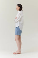 Long Sleeve Cotton Shirt - Off White