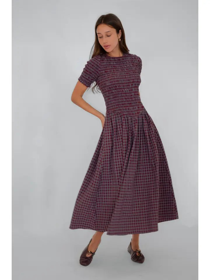 Beatrix Smocked Midi Dress