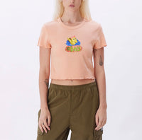 Clay Duck Cropped Emma Rib Tee
