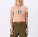 Clay Duck Cropped Emma Rib Tee