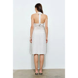 Elara Ruffle Trim Halter Top