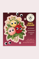 Googly Roses Vinyl Sticker