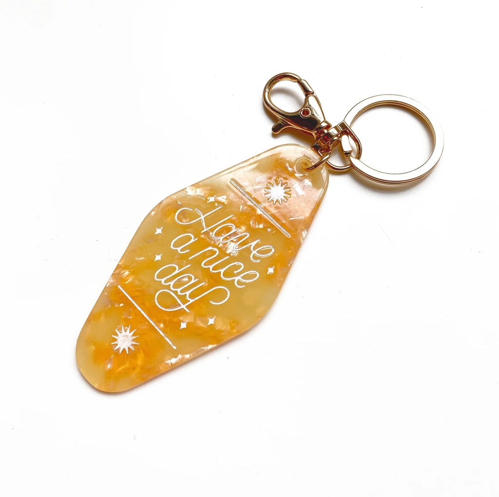 Horoscope Motel Keychain