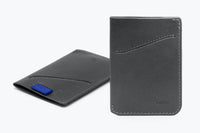 Card Sleeve - Charcoal/Cobalt