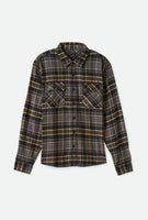 Bowery Long Sleeve Flannel - Black/Desert Palm/Beige