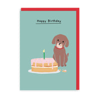 Pat The Pooch Birthday Greeting Card