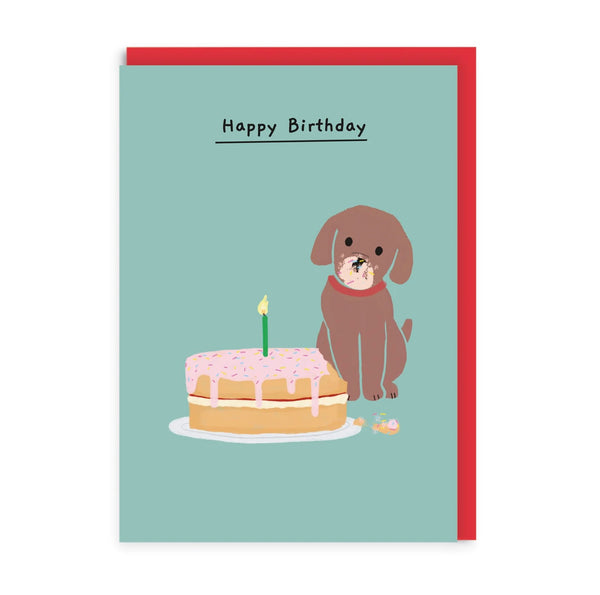 Pat The Pooch Birthday Greeting Card