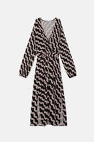 Stairs Wrap Dress