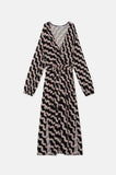 Stairs Wrap Dress
