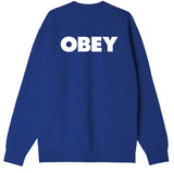 Obey Bold Crew Sweatshirt - Surf Blue