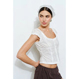Ingrid Ruffle Top w/ Matching Headscarf