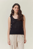 Crochet Tank - Black