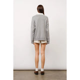 Cove Collared Two-Fer Oversized Sweater